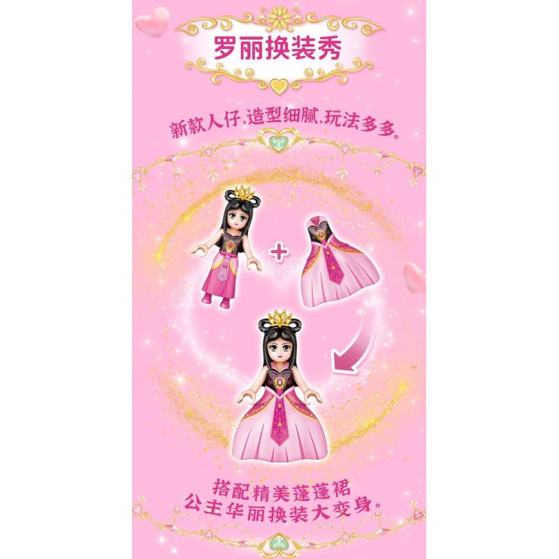 GUDI 9040 non  TÚI LÂU ĐÀI BUD bộ đồ chơi xếp lắp ráp ghép mô hình Yeloli 389 khối