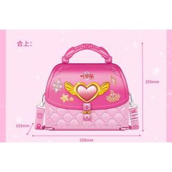 GUDI 9040 non  TÚI LÂU ĐÀI BUD bộ đồ chơi xếp lắp ráp ghép mô hình Yeloli 389 khối