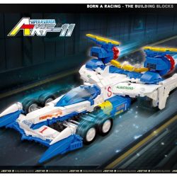 JIESTAR 92003 JJ9169 9169 non  XE ĐUA CÔNG THỨC CỰC KỲ THÔNG MINH AKF-11 SUPER ASLADA bộ đồ chơi xếp lắp ráp ghép mô hình 706 khối