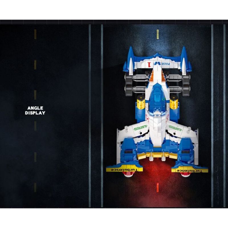 JIESTAR 92003 JJ9169 9169 non  XE ĐUA CÔNG THỨC CỰC KỲ THÔNG MINH AKF-11 SUPER ASLADA bộ đồ chơi xếp lắp ráp ghép mô hình 706 khối