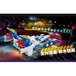 JIESTAR 92003 JJ9169 9169 non  XE ĐUA CÔNG THỨC CỰC KỲ THÔNG MINH AKF-11 SUPER ASLADA bộ đồ chơi xếp lắp ráp ghép mô hình 706 khối