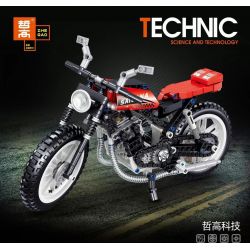 ZHEGAO QL0480 0480 non  XE MÁY CHIJUE bộ đồ chơi xếp lắp ráp ghép mô hình  COMPETITIVE MOTORCTCLE Kỹ Thuật Công Nghệ Cao Mô Hình Phương Tiện 387 khối
