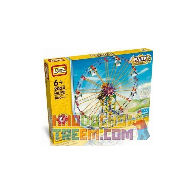 LOZ 2024 P0006 0006 Xếp hình kiểu Nanoblock LOZ ELECTRIC AMUSEMENT PARK Electric Amusement Park Happy Ferris Wheel đu Quay Tròn Kép đứng 8 Ghế động Cơ Pin 660 khối có động cơ pin LOZ 2024 P0006 0006 Xếp hình kiểu Nanoblock LOZ ELECTRIC AMUSEMENT PARK Electric Amusement Park Happy Ferris Wheel đu Quay Tròn Kép đứng 8 Ghế động Cơ Pin 660 khối có động cơ pin