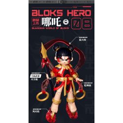 BLOKS 85012 non  VÔ HẠN ANH HÙNG CV-08 NEZHA DHARMA bộ đồ chơi xếp lắp ráp ghép mô hình Movie & Game Phim Và Trò Chơi