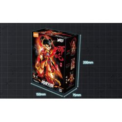 BLOKS 85012 non  VÔ HẠN ANH HÙNG CV-08 NEZHA DHARMA bộ đồ chơi xếp lắp ráp ghép mô hình Movie & Game Phim Và Trò Chơi