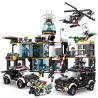 WOMA C0555 0555 non  TRỤ SỞ SWAT bộ đồ chơi xếp lắp ráp ghép mô hình City SWAT CORPS Thành Phố 1357 khối