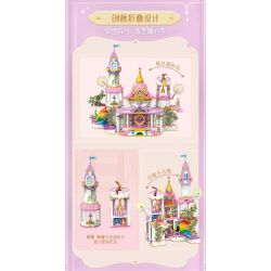 QMAN ENLIGHTEN KEEPPLEY 32021 non  CÔNG CHÚA LEIA 4 BLOOMING WONDERLAND HỌC VIỆN HOÀNG GIA bộ đồ chơi xếp lắp ráp ghép mô hình Girl PRINCESS LEAH Con Gái 1138 khối