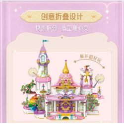 QMAN ENLIGHTEN KEEPPLEY 32021 non  CÔNG CHÚA LEIA 4 BLOOMING WONDERLAND HỌC VIỆN HOÀNG GIA bộ đồ chơi xếp lắp ráp ghép mô hình Girl PRINCESS LEAH Con Gái 1138 khối