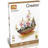 LOZ 9048 Xếp hình kiểu Nanoblock ARCHITECTURE Santa Maria Santa Maria 2660 khối