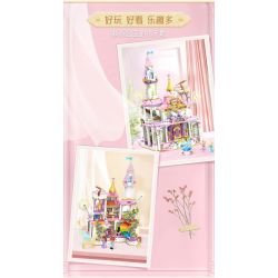 QMAN ENLIGHTEN KEEPPLEY 32021 non  CÔNG CHÚA LEIA 4 BLOOMING WONDERLAND HỌC VIỆN HOÀNG GIA bộ đồ chơi xếp lắp ráp ghép mô hình Girl PRINCESS LEAH Con Gái 1138 khối