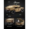 CADA DOUBLEE C51202 51202 non  XE ĐỊA HÌNH HUMMER H1 1:14 tỷ lệ 1:14 bộ đồ chơi xếp lắp ráp ghép mô hình  HUMVEE Kỹ Thuật Công Nghệ Cao Mô Hình Phương Tiện 628 khối