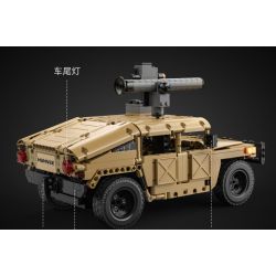 CADA DOUBLEE C51202 51202 non  XE ĐỊA HÌNH HUMMER H1 1:14 tỷ lệ 1:14 bộ đồ chơi xếp lắp ráp ghép mô hình  HUMVEE Kỹ Thuật Công Nghệ Cao Mô Hình Phương Tiện 628 khối