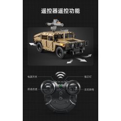 CADA DOUBLEE C51202 51202 non  XE ĐỊA HÌNH HUMMER H1 1:14 tỷ lệ 1:14 bộ đồ chơi xếp lắp ráp ghép mô hình  HUMVEE Kỹ Thuật Công Nghệ Cao Mô Hình Phương Tiện 628 khối