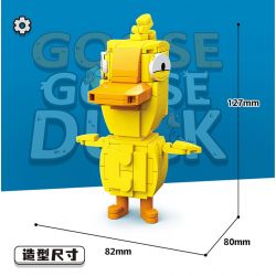 RENZAIMA 769 non  CON CHIM NGU NGỐC bộ đồ chơi xếp lắp ráp ghép mô hình GOOSE DUCK 769 khối