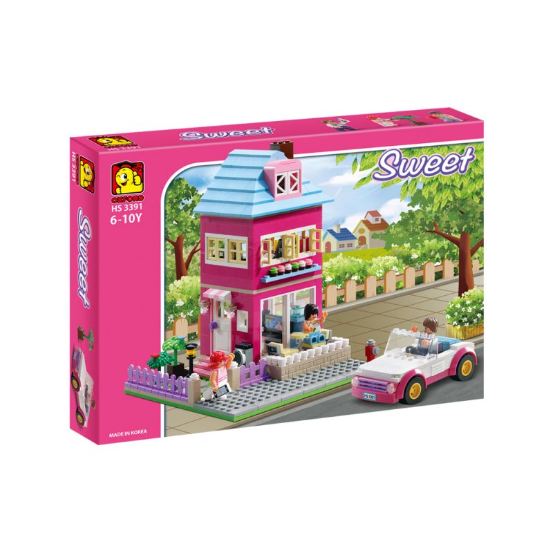 OXFORD HS3391 3391 non NGÔI NHÀ HAI TẦNG bộ đồ chơi xếp lắp ráp ghép mô hình City 이층집 Thành Phố OXFORD HS3391 3391 non NGÔI NHÀ HAI TẦNG bộ đồ chơi xếp lắp ráp ghép mô hình City 이층집 Thành Phố