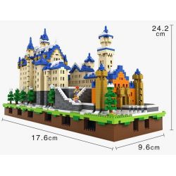 LOZ 9049 Xếp hình kiểu Nanoblock ARCHITECTURE Neuschwanstein Neuschwanstein 6800 khối LOZ 9049 Xếp hình kiểu Nanoblock ARCHITECTURE Neuschwanstein Neuschwanstein 6800 khối