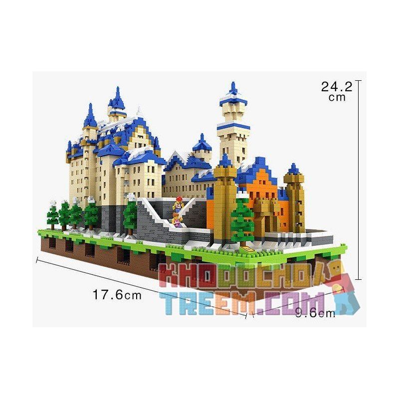 LOZ 9049 Xếp hình kiểu Nanoblock ARCHITECTURE Neuschwanstein Neuschwanstein 6800 khối LOZ 9049 Xếp hình kiểu Nanoblock ARCHITECTURE Neuschwanstein Neuschwanstein 6800 khối