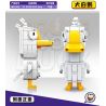 RENZAIMA 768 non  NGỖNG TRẮNG LỚN bộ đồ chơi xếp lắp ráp ghép mô hình GOOSE DUCK 195 khối