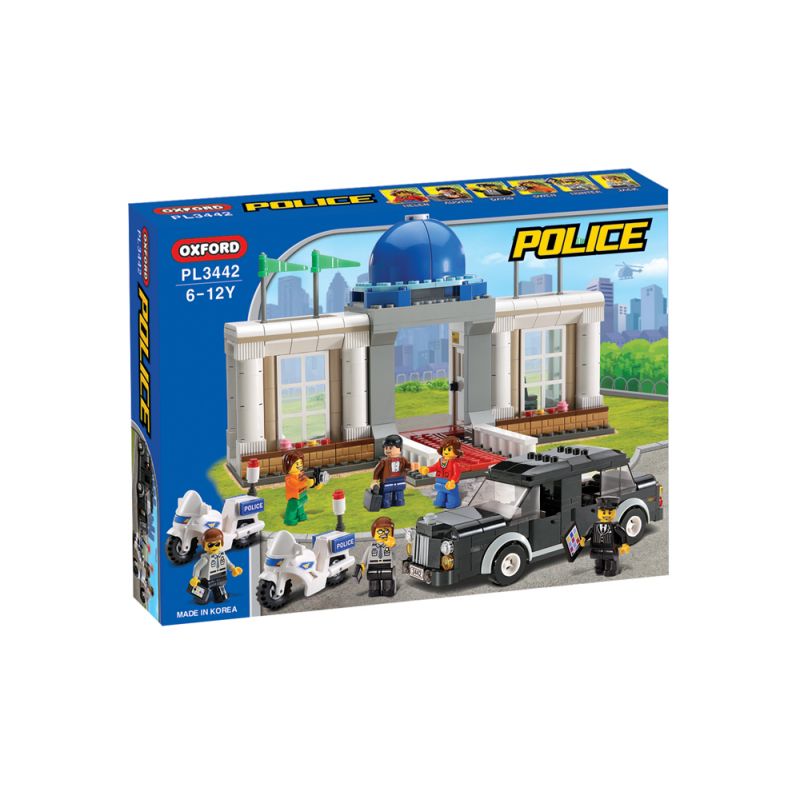 OXFORD PL3442 3442 non Lego CẢNH SÁT bộ đồ chơi xếp lắp ráp ghép mô hình City POLICE Thành Phố