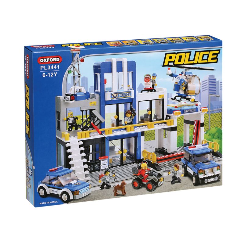 OXFORD PL3441 3441 non Lego CẢNH SÁT bộ đồ chơi xếp lắp ráp ghép mô hình City POLICE Thành Phố