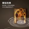 WEKKI 506302 non  BẢO TÀNG NGHỆ THUẬT HOA HƯỚNG DƯƠNG bộ đồ chơi xếp lắp ráp ghép mô hình Art THE SUNFLOWER 1166 khối