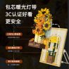WEKKI 506302 non  BẢO TÀNG NGHỆ THUẬT HOA HƯỚNG DƯƠNG bộ đồ chơi xếp lắp ráp ghép mô hình Art THE SUNFLOWER 1166 khối