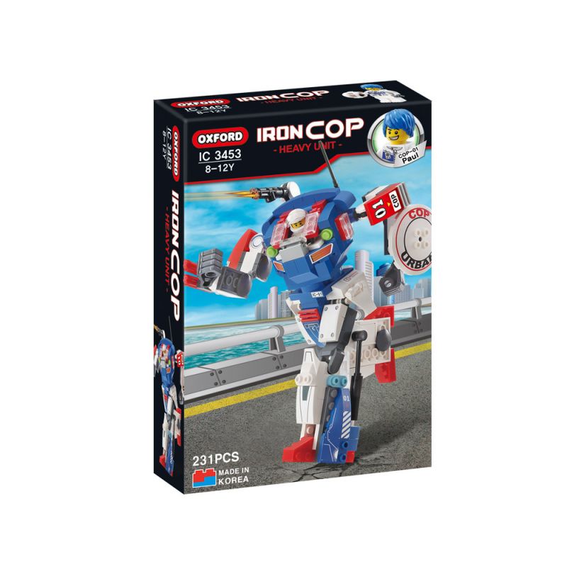 OXFORD IC3453 3453 non Lego CẢNH SÁT THÉP bộ đồ chơi xếp lắp ráp ghép mô hình IRON COP 231 khối