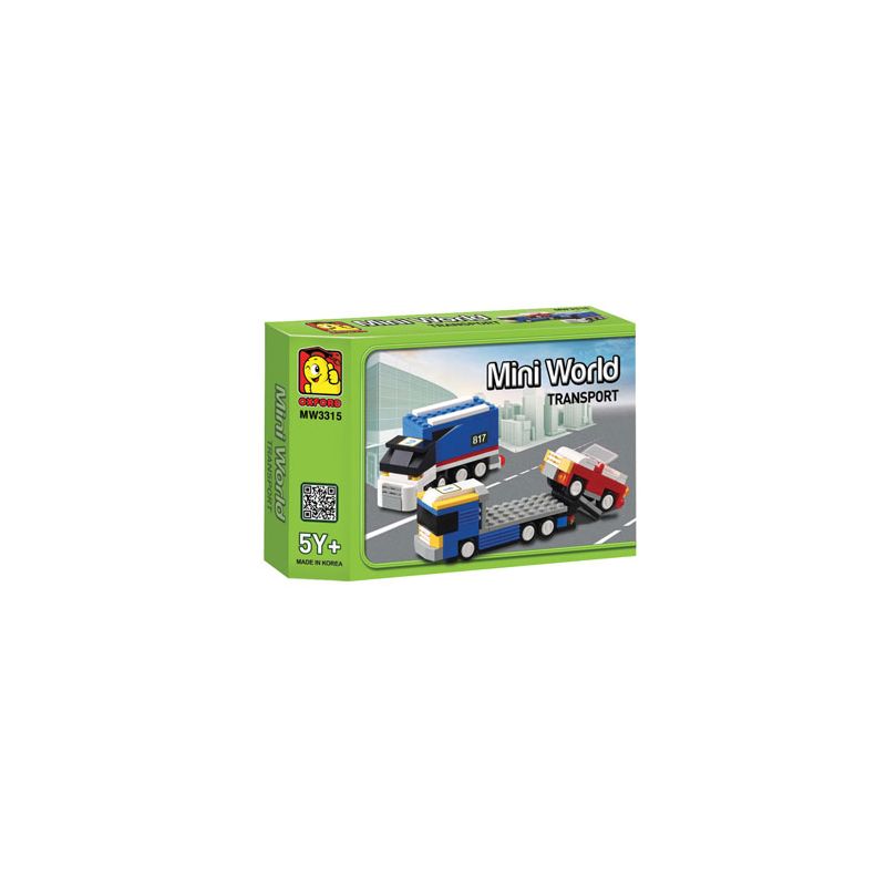 OXFORD MW3315 3315 non Lego THẾ GIỚI NHỎ bộ đồ chơi xếp lắp ráp ghép mô hình MINI WORLD