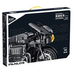 PanlosBrick 672009 Panlos Brick 672009 non  XE ĐẠP DƠI bộ đồ chơi xếp lắp ráp ghép mô hình MOTORBIKE 1080 khối
