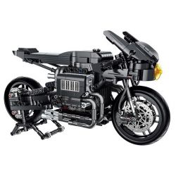 PanlosBrick 672009 Panlos Brick 672009 non  XE ĐẠP DƠI bộ đồ chơi xếp lắp ráp ghép mô hình MOTORBIKE 1080 khối