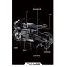 PanlosBrick 672009 Panlos Brick 672009 non  XE ĐẠP DƠI bộ đồ chơi xếp lắp ráp ghép mô hình MOTORBIKE 1080 khối