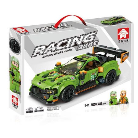 LEYI 31036 non  ASTON MARTIN. bộ đồ chơi xếp lắp ráp ghép mô hình Racers Đua Tốc Độ 338 khối