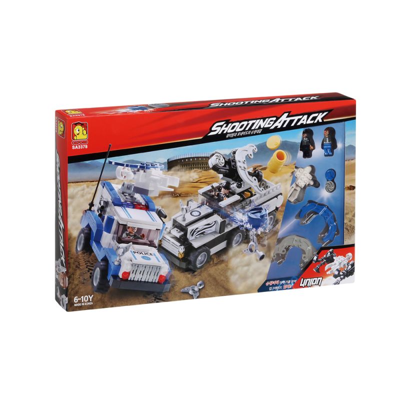 OXFORD SA3378 3378 non Lego BỘ ĐỒ CHIẾN ĐẤU BẮN SÚNG bộ đồ chơi xếp lắp ráp ghép mô hình 워터밤과 토네이도의 슈팅대결