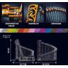 MouldKing 26008 Mould King 26008 REBRICKABLE MOC-54890 54890 MOC54890 non  ĐƯỜNG ĐÀN HẠC bộ đồ chơi xếp lắp ráp ghép mô hình GREAT BALL CONTRAPTION HARP TRACK 1508 khối