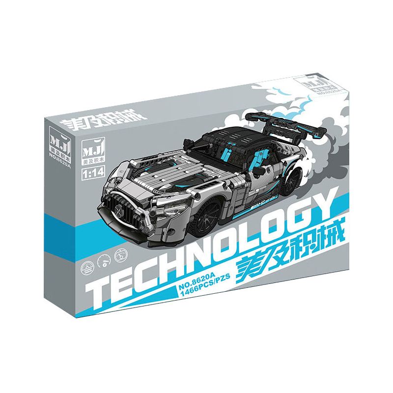 BEAUTY AND 8620A 8618 8618A 8620 non  YÊU TINH XANH MERCEDES AMG tỷ lệ 1:14 bộ đồ chơi xếp lắp ráp ghép mô hình  Kỹ Thuật Công Nghệ Cao Mô Hình Phương Tiện 1466 khối
