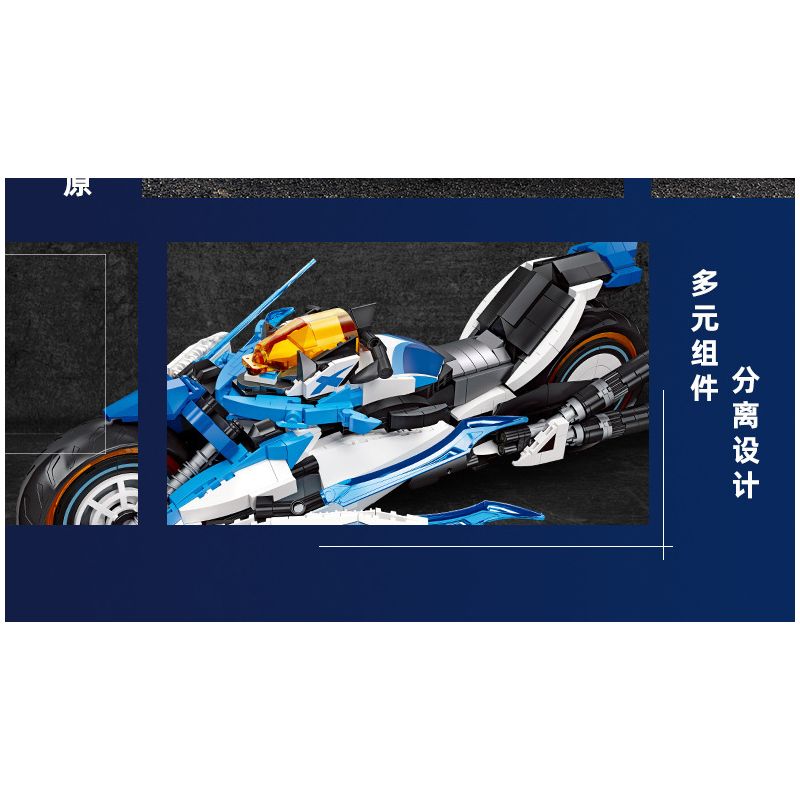 JIESTAR 58013 non  XE MÔ HÌNH CYBERANGEL bộ đồ chơi xếp lắp ráp ghép mô hình Ideas Ý Tưởng 1230 khối