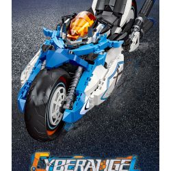 JIESTAR 58013 non  XE MÔ HÌNH CYBERANGEL bộ đồ chơi xếp lắp ráp ghép mô hình Ideas Ý Tưởng 1230 khối