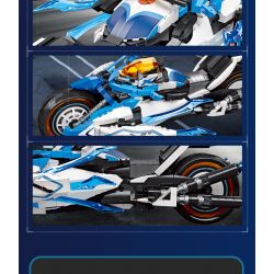 JIESTAR 58013 non  XE MÔ HÌNH CYBERANGEL bộ đồ chơi xếp lắp ráp ghép mô hình Ideas Ý Tưởng 1230 khối