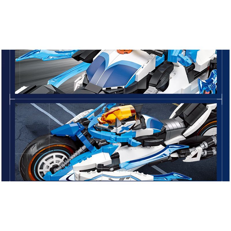 JIESTAR 58013 non  XE MÔ HÌNH CYBERANGEL bộ đồ chơi xếp lắp ráp ghép mô hình Ideas Ý Tưởng 1230 khối