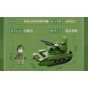 GUDI 20401 non  VŨ KHÍ QUÂN SỰ HẠNG NẶNG XE TĂNG CHIẾN ĐẤU CHỦ LỰC TYPE 99 4 TỔ HỢP bộ đồ chơi xếp lắp ráp ghép mô hình Military Army Quân Sự Bộ Đội 925 khối