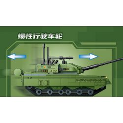 GUDI 20401 non  VŨ KHÍ QUÂN SỰ HẠNG NẶNG XE TĂNG CHIẾN ĐẤU CHỦ LỰC TYPE 99 4 TỔ HỢP bộ đồ chơi xếp lắp ráp ghép mô hình Military Army Quân Sự Bộ Đội 925 khối