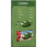 GUDI 20401 non  VŨ KHÍ QUÂN SỰ HẠNG NẶNG XE TĂNG CHIẾN ĐẤU CHỦ LỰC TYPE 99 4 TỔ HỢP bộ đồ chơi xếp lắp ráp ghép mô hình Military Army Quân Sự Bộ Đội 925 khối