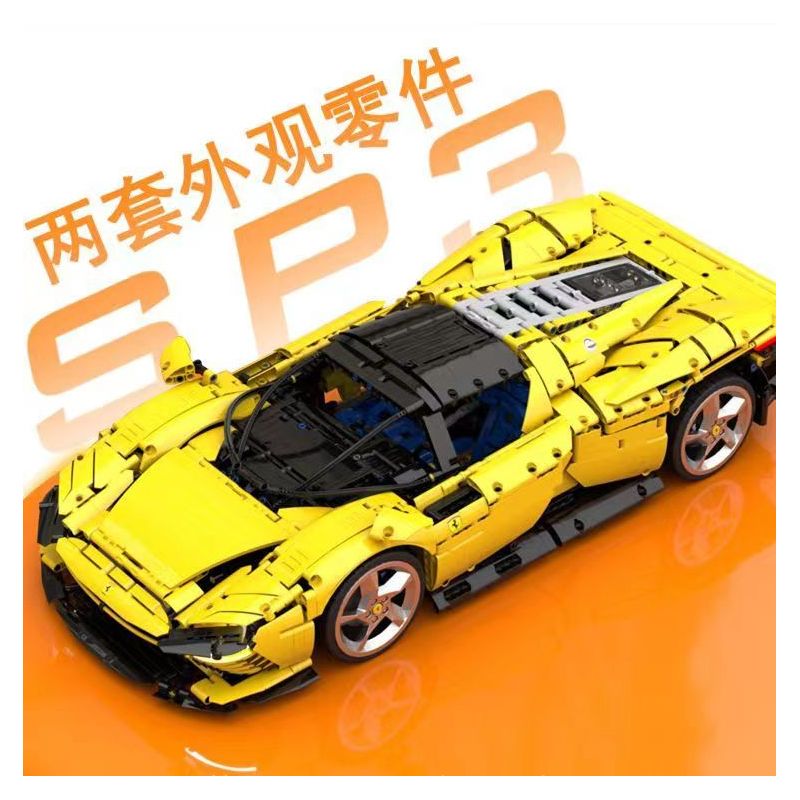 818 98282 ZHEGAO 00888 non  XE BÁN KEM bộ đồ chơi xếp lắp ráp ghép mô hình FOOD SNACKS ICE CREAM TRUCK 593 khối