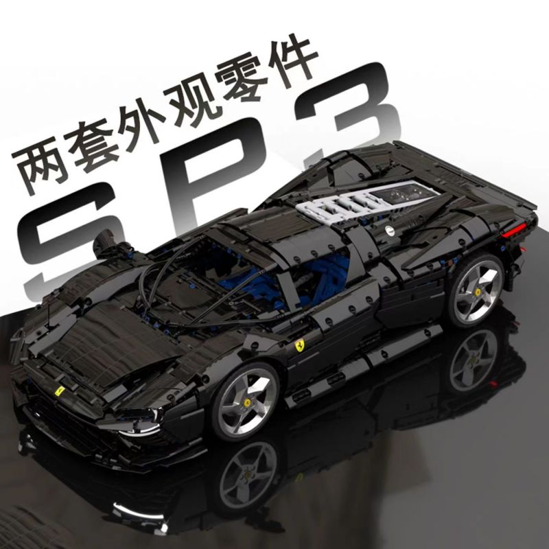 818 98282 ZHEGAO 00888 non  XE BÁN KEM bộ đồ chơi xếp lắp ráp ghép mô hình FOOD SNACKS ICE CREAM TRUCK 593 khối