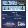 SEMBO WEKKI VIGGI 202030 non  HẠM ĐỘI QUỐC GIA HÙNG MẠNH TÀU KHU TRỤC TÊN LỬA DẪN ĐƯỜNG TYPE 055 1:300 tỷ lệ 1:300 bộ đồ chơi xếp lắp ráp ghép mô hình 668 khối