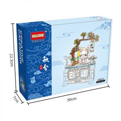 HSANHE 32004 non  AUTUMN EQUINOX - TẾT TRUNG THU bộ đồ chơi xếp lắp ráp ghép mô hình Chinese Traditional Festivals Lễ Hội Cổ Truyền 741 khối