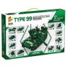 PanlosBrick 633090 Panlos Brick 633090 non  XE TĂNG CHIẾN ĐẤU CHỦ LỰC TYPE 99 25 BIẾN THỂ bộ đồ chơi xếp lắp ráp ghép mô hình Military Army TYPE 99 MAIN BATTLE TANK Quân Sự Bộ Đội 586 khối