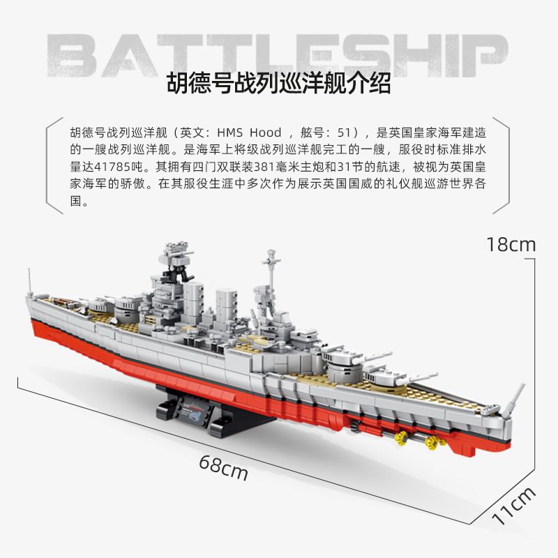 PanlosBrick 637001 Panlos Brick 637001 non  HU THIẾU SÁNG TÀU DU LỊCH bộ đồ chơi xếp lắp ráp ghép mô hình Military Army ADMIRAL-CLASS IRONCLAD Quân Sự Bộ Đội 1731 khối