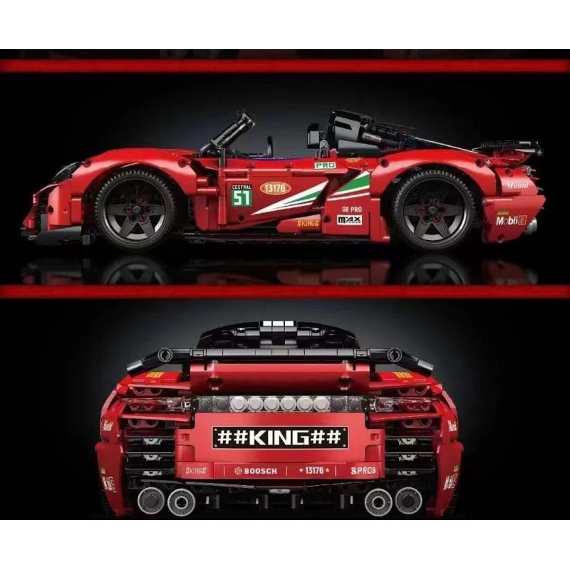 MouldKing 13176 Mould King 13176 non  PORSCHE 911 tỷ lệ 1:14 bộ đồ chơi xếp lắp ráp ghép mô hình  Kỹ Thuật Công Nghệ Cao Mô Hình Phương Tiện 1538 khối