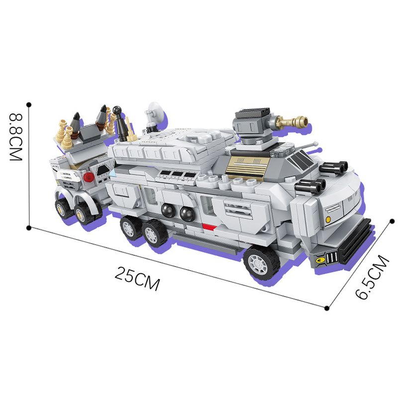 Kazi KY6622 6622 non Lego XE BỌC THÉP HÀNH TINH bộ đồ chơi xếp lắp ráp ghép mô hình The Third Universe Vũ Trụ Thứ 3